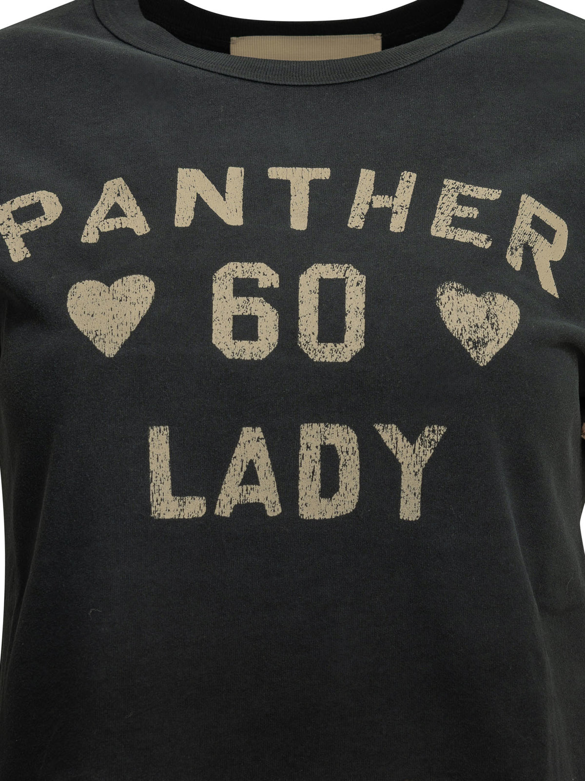 Valentino "Panther Lady" Crew-Neck T-Shirt - Black