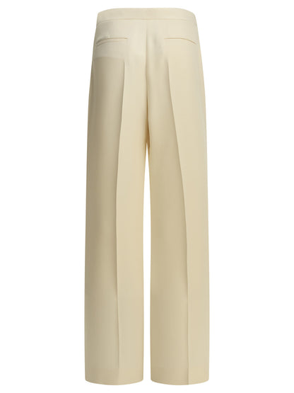 Valentino Silk tailored pants - White