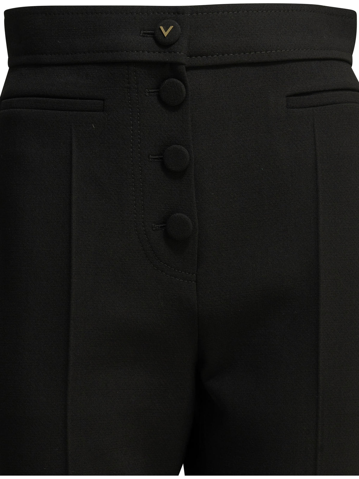 Valentino "VGold" Tailored Pants - Black