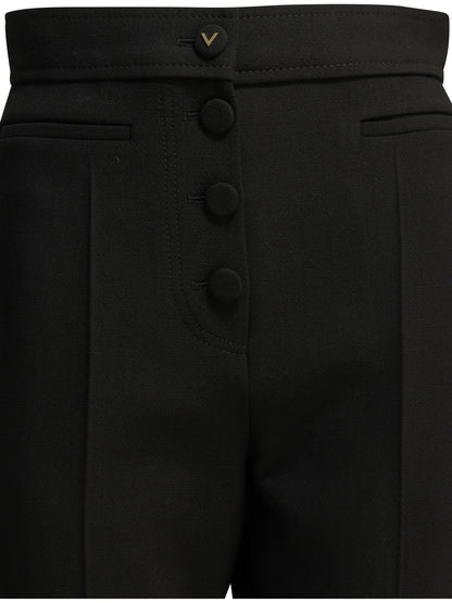 Valentino "VGold" Tailored Pants - Black