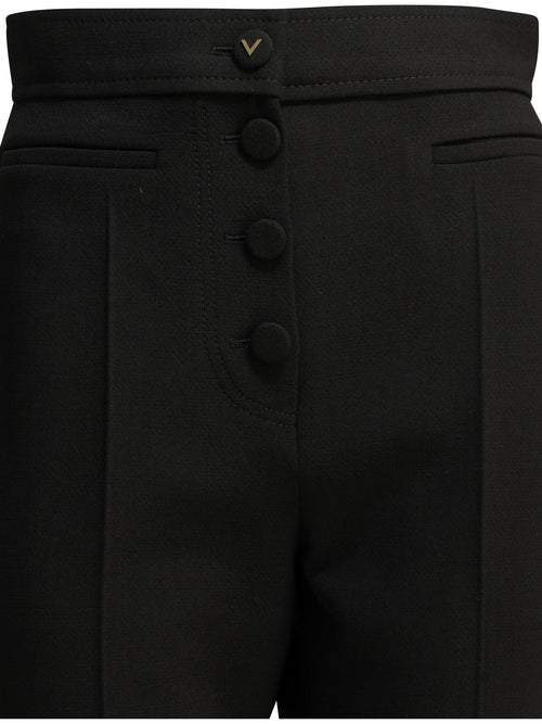 Valentino "VGold" Tailored Pants - Black