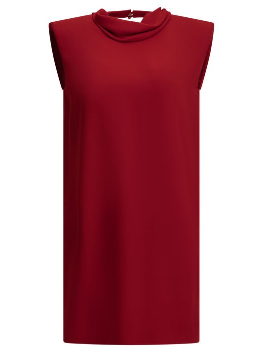 Valentino "Cady Couture" Short Dress - Red