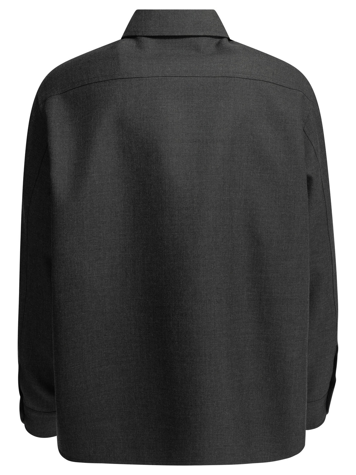 Valentino "VLogo" Overshirt Jacket - Grey