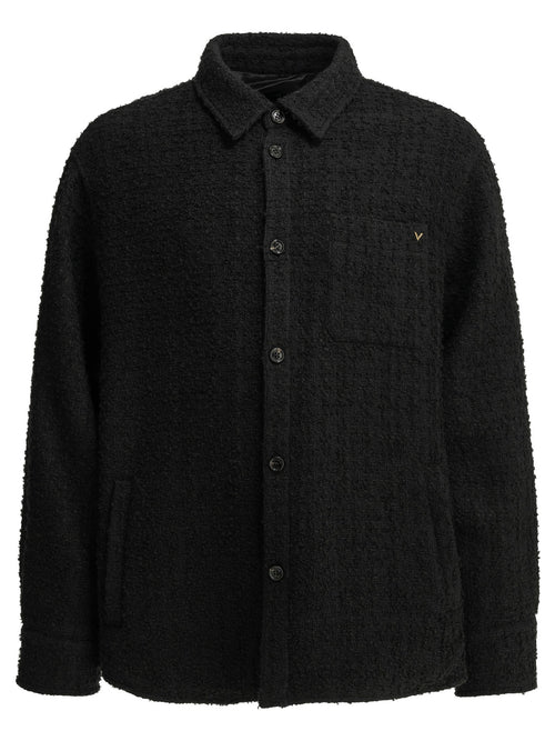 Valentino "VGold" Overshirt Jacket - Black