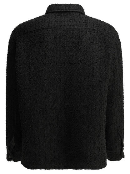 Valentino "VGold" Overshirt Jacket - Black