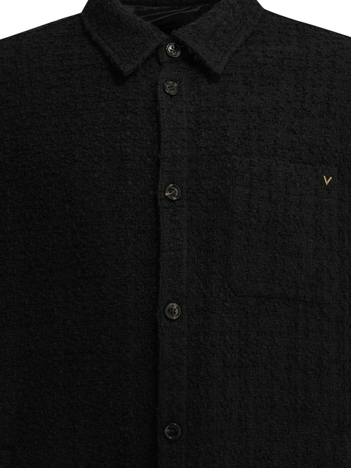 Valentino "VGold" Overshirt Jacket - Black