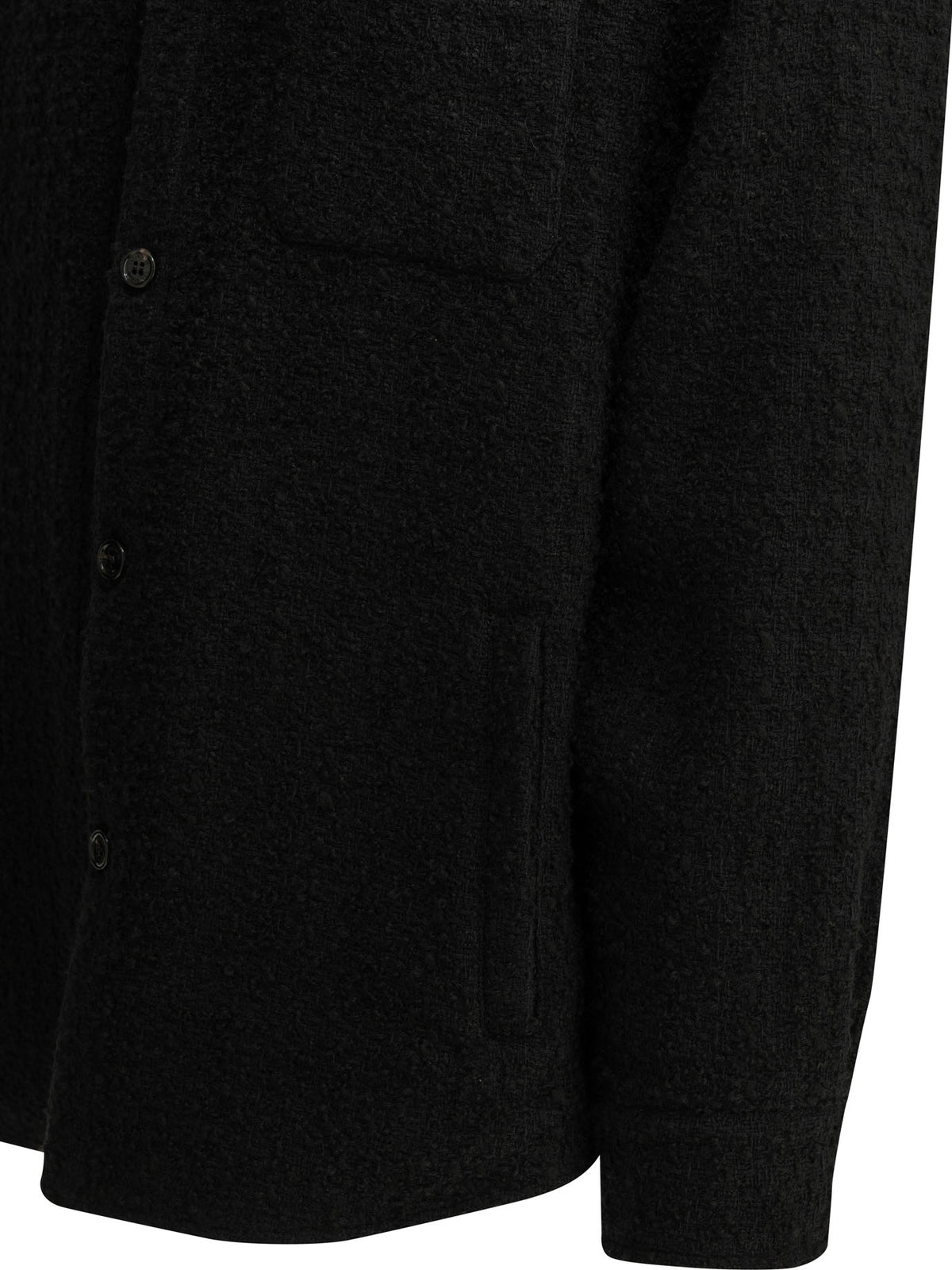 Valentino "VGold" Overshirt Jacket - Black