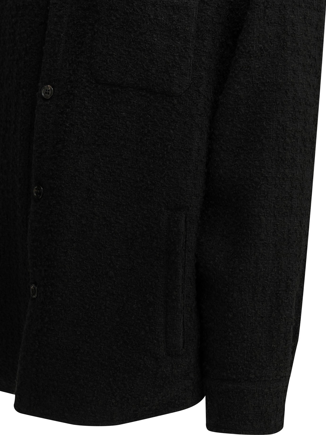 Valentino "VGold" Overshirt Jacket - Black