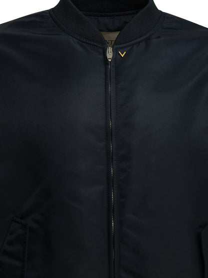 Valentino "VGold" Bomber jacket - Blue
