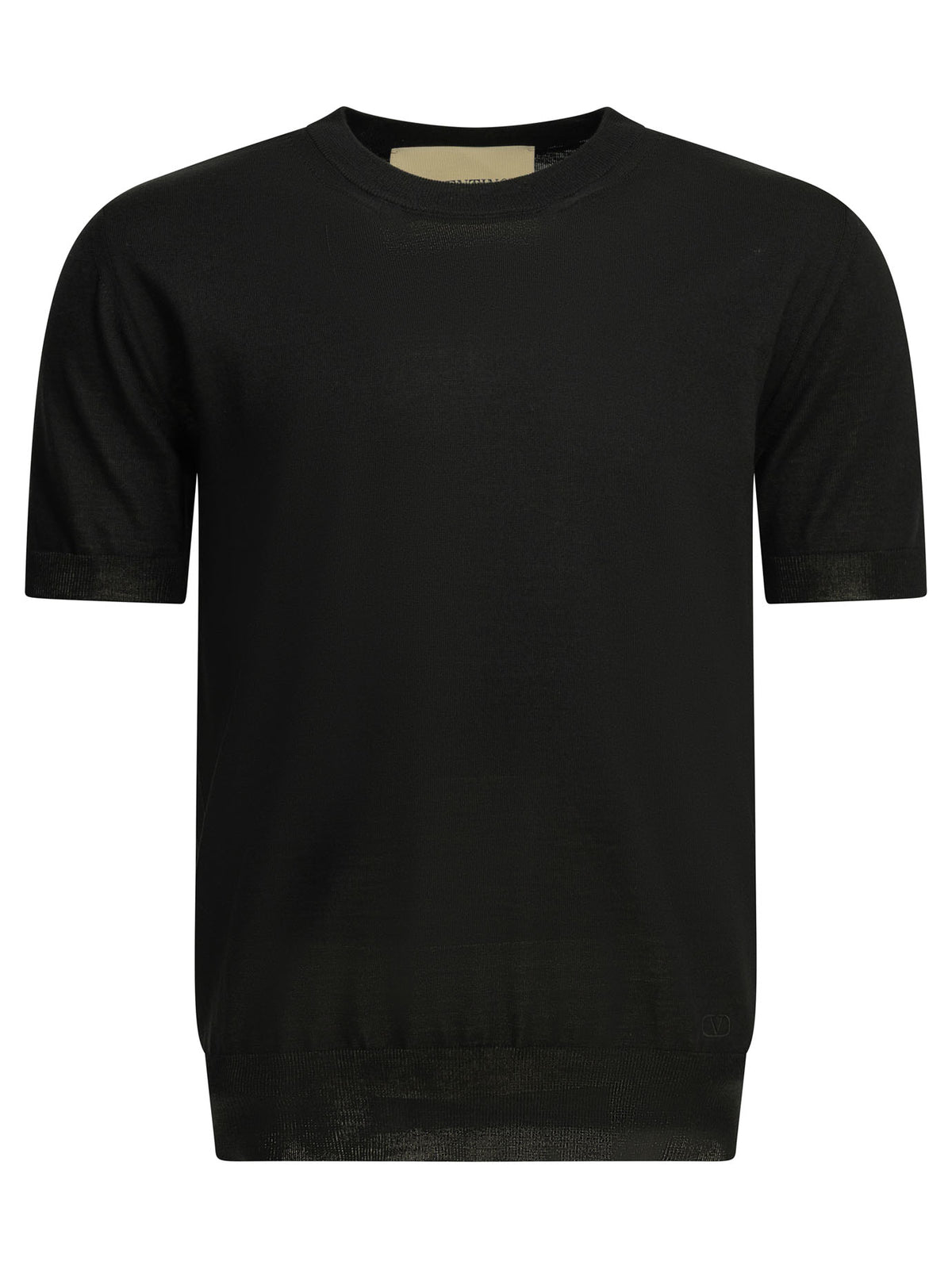 Valentino "VLogo" round neck sweater - Black
