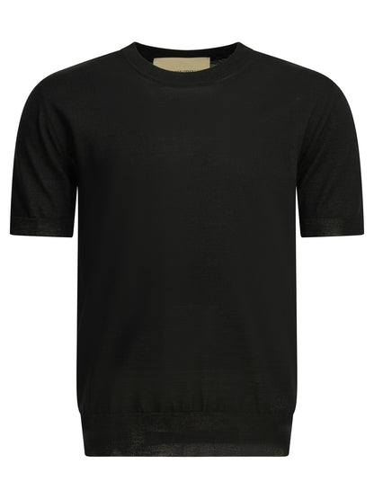 Valentino "VLogo" round neck sweater - Black
