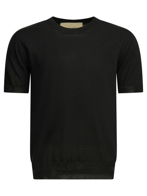 Valentino "VLogo" round neck sweater - Black