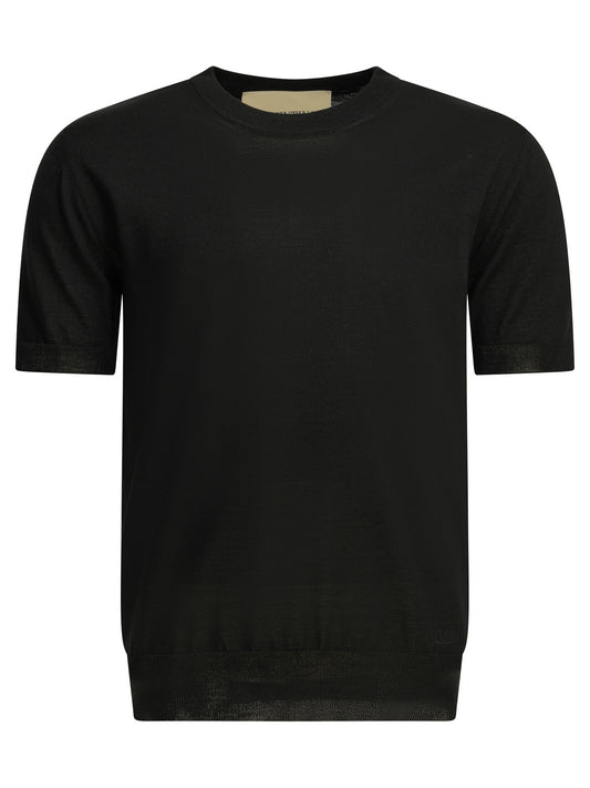 Valentino "VLogo" round neck sweater - Black