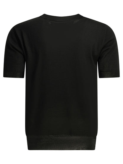 Valentino "VLogo" round neck sweater - Black