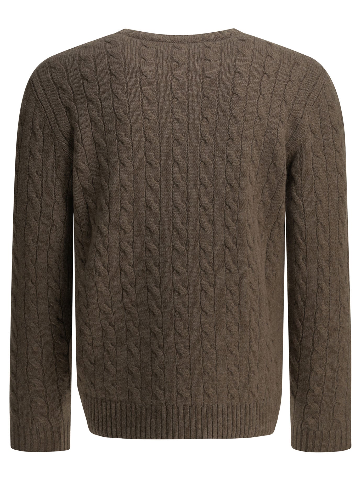 Valentino "VLogo" Crew-Neck Sweater - Brown