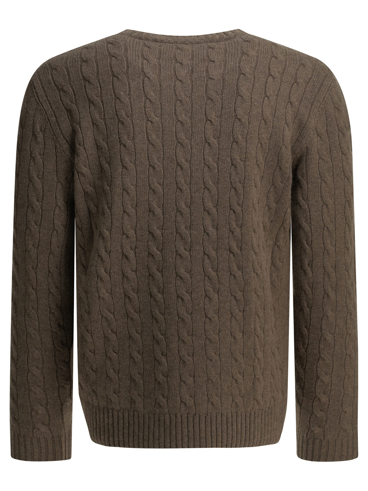 Valentino "VLogo" Crew-Neck Sweater - Brown