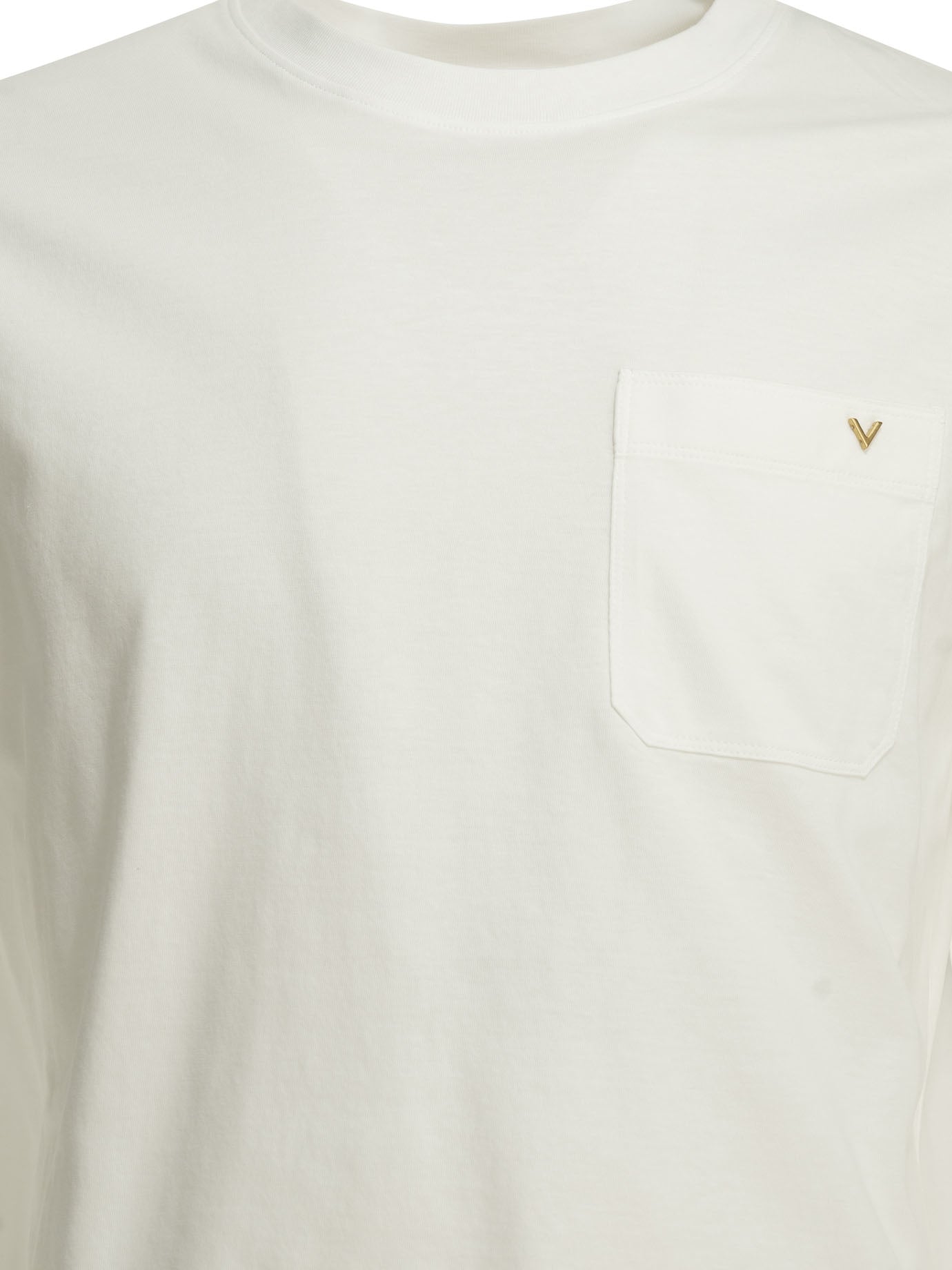Valentino "VLTN" Crew-Neck T-Shirt - White