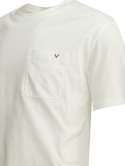Valentino "VLTN" Crew-Neck T-Shirt - White