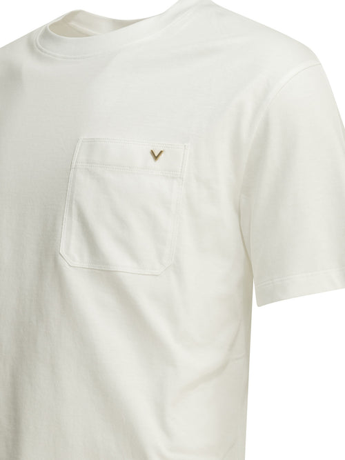 Valentino "VLTN" Crew-Neck T-Shirt - White