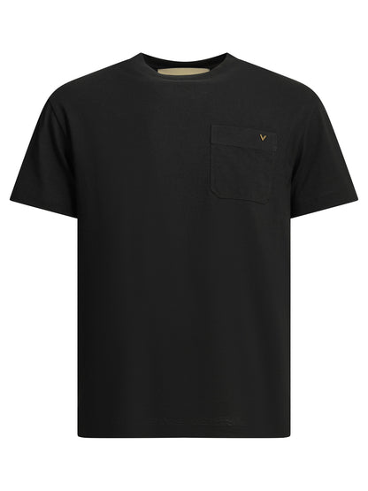 Valentino "VLTN" Crew-Neck T-Shirt - Black