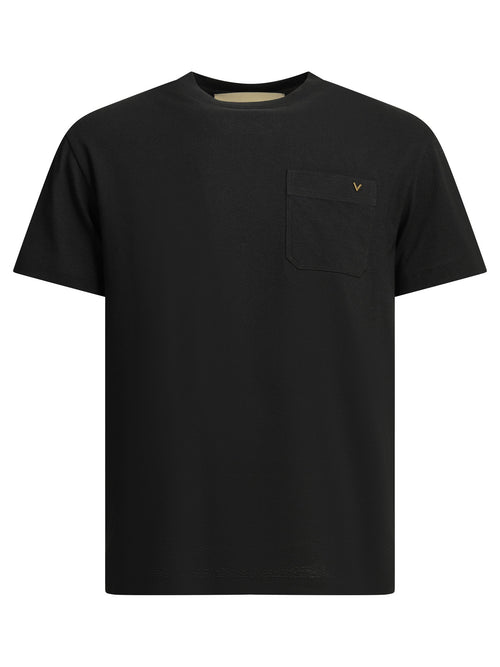 Valentino "VLTN" Crew-Neck T-Shirt - Black