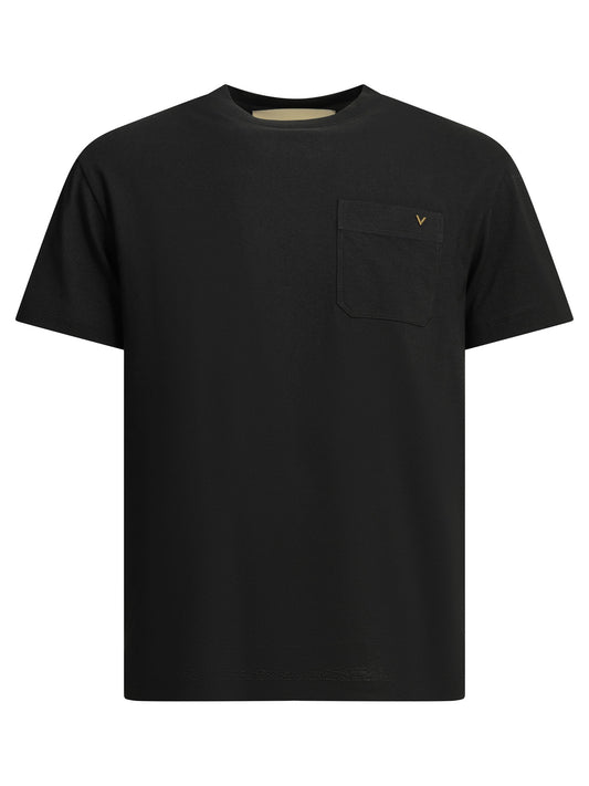 Valentino "VLTN" Crew-Neck T-Shirt - Black