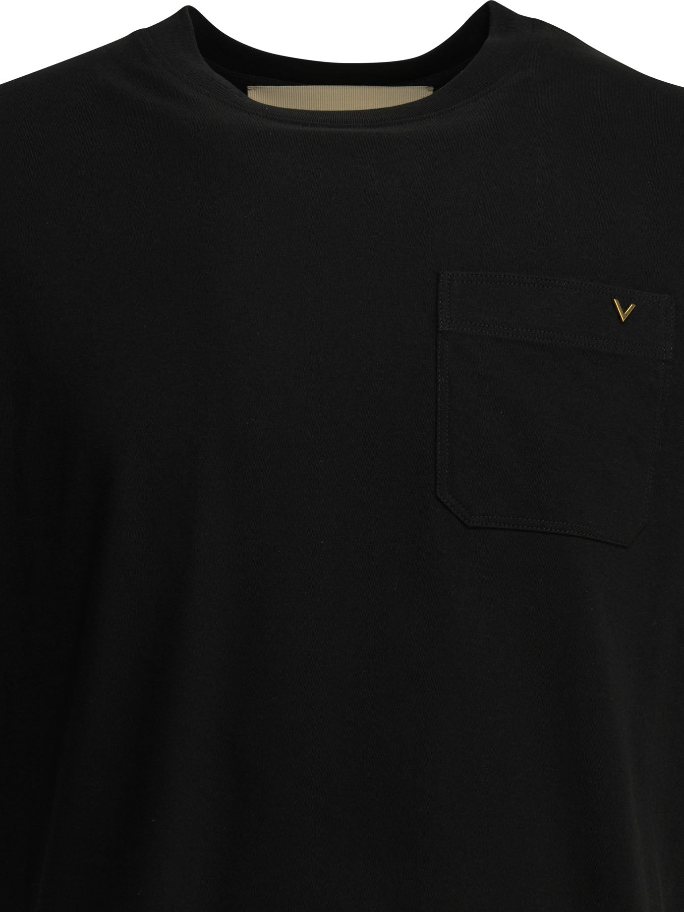 Valentino "VLTN" Crew-Neck T-Shirt - Black