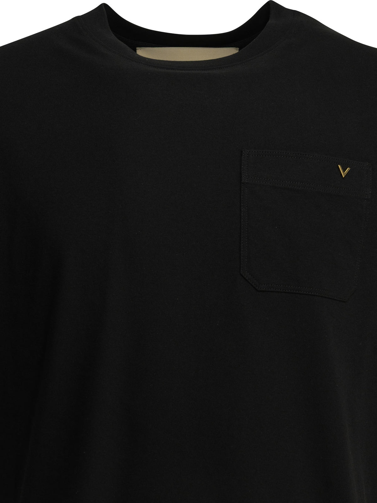 Valentino "VLTN" Crew-Neck T-Shirt - Black
