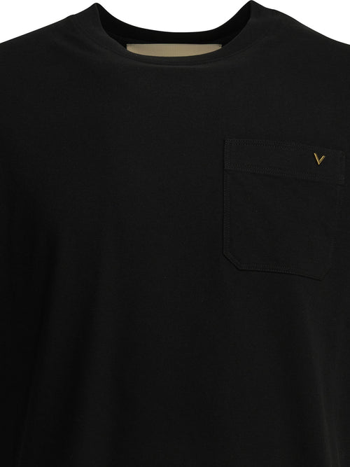 Valentino "VLTN" Crew-Neck T-Shirt - Black