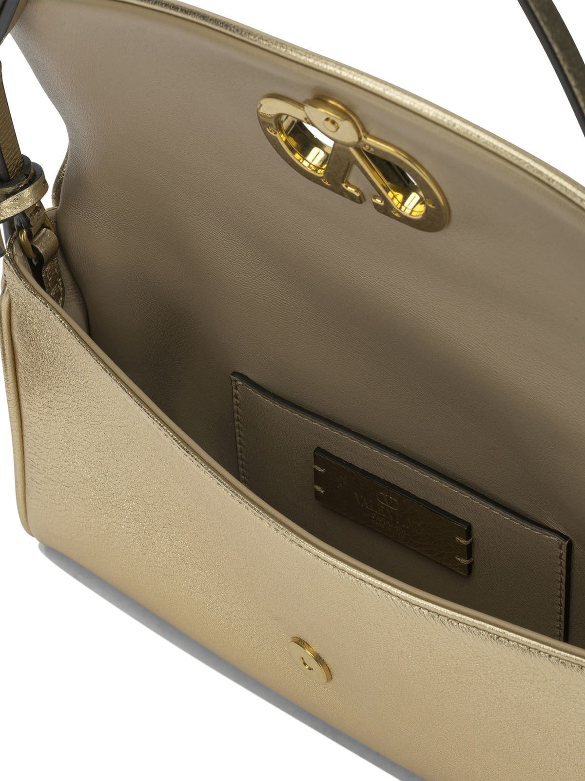 Valentino Garavani "DeVain" Small Shoulder Bag - Gold