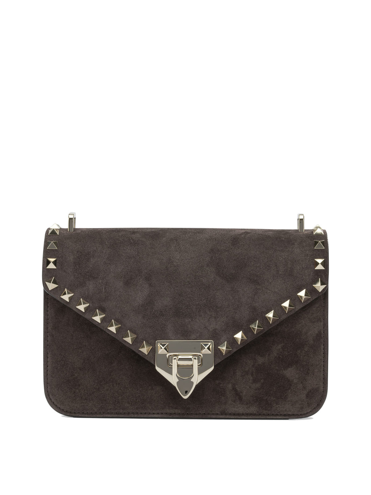 Valentino Garavani "Rockstud" Small Crossbody Bag - Brown