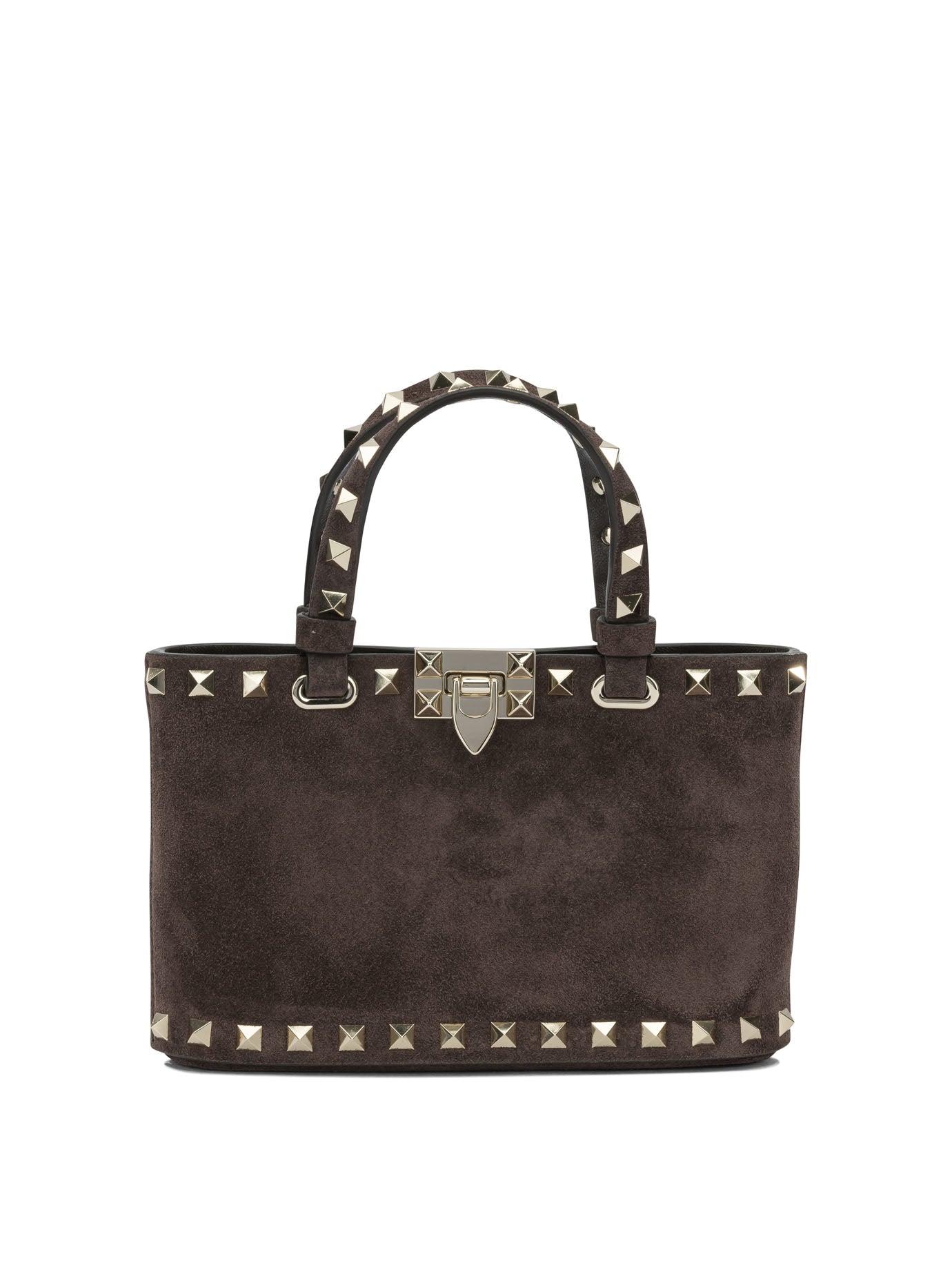 Valentino Garavani "Rockstud" Small Handbag - Brown