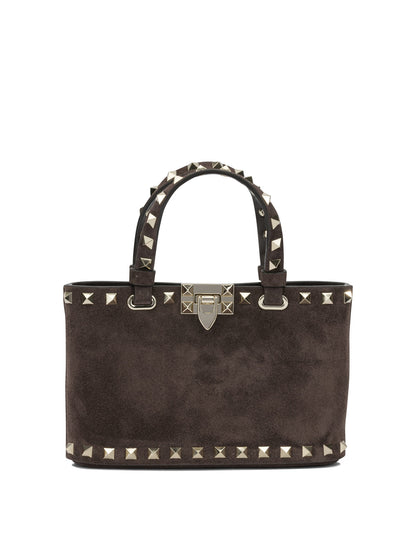 Valentino Garavani "Rockstud" Small Handbag - Brown