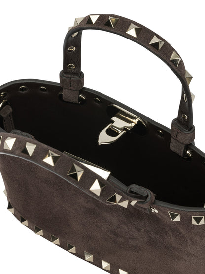 Valentino Garavani "Rockstud" Small Handbag - Brown