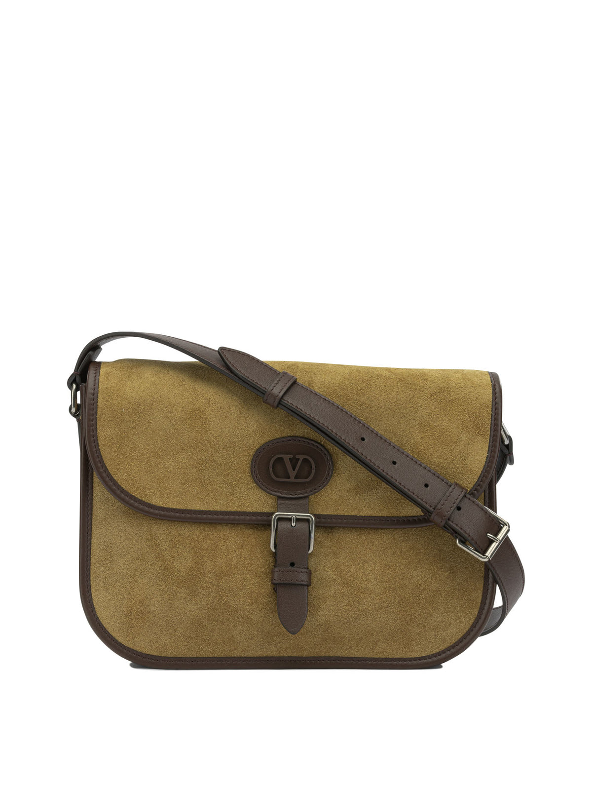 Valentino Garavani "Antibes" Small Shoulder Bag - Beige