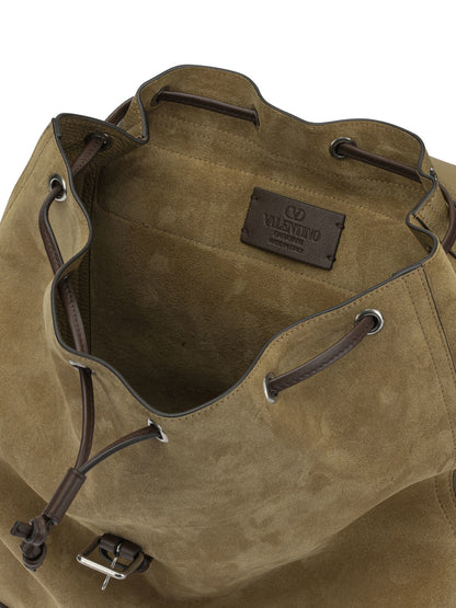 Valentino Garavani "Antibes" casual backpack - Beige