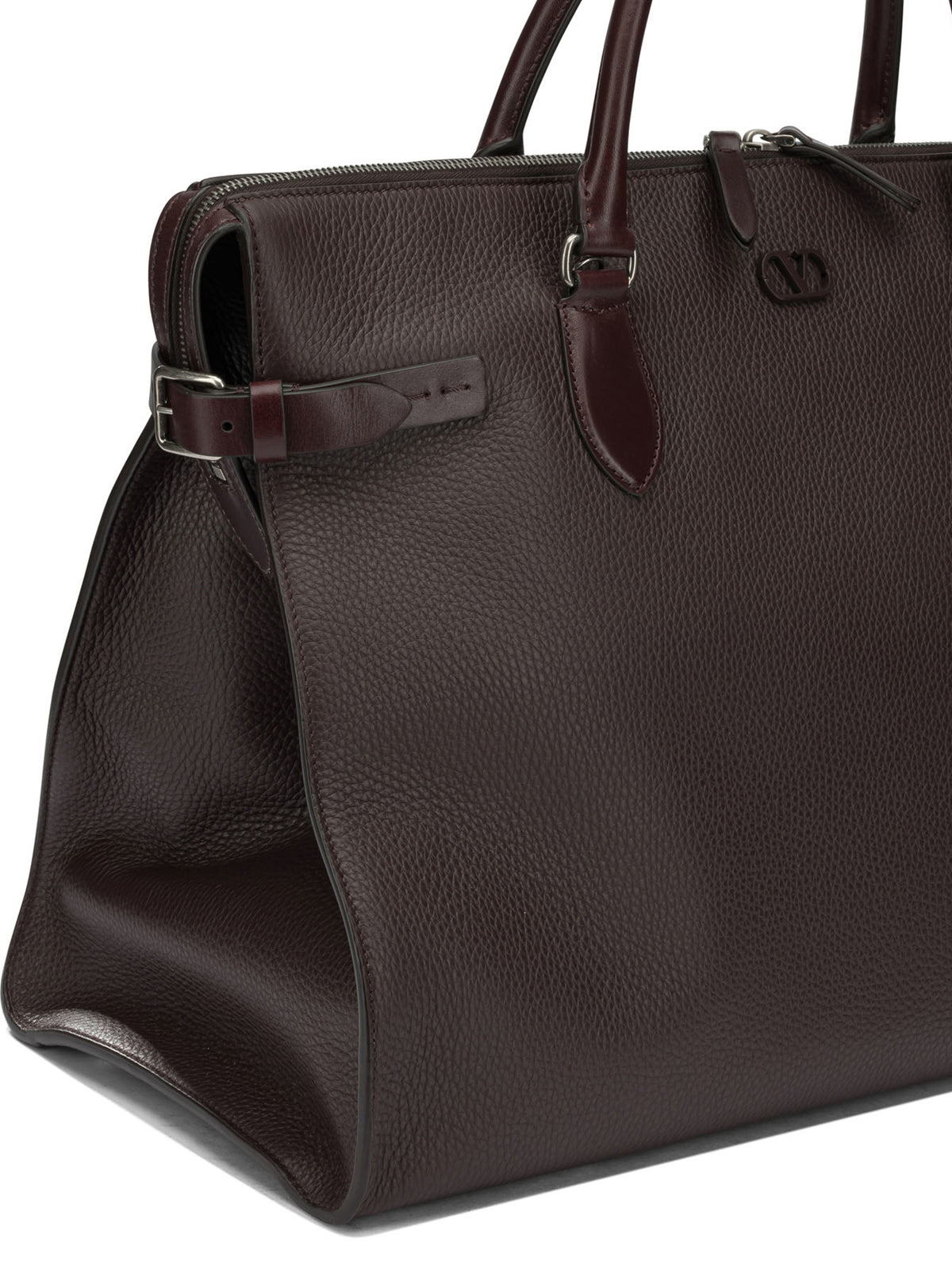 Valentino Garavani "Antibes" Large Shoulder Bag - Brown