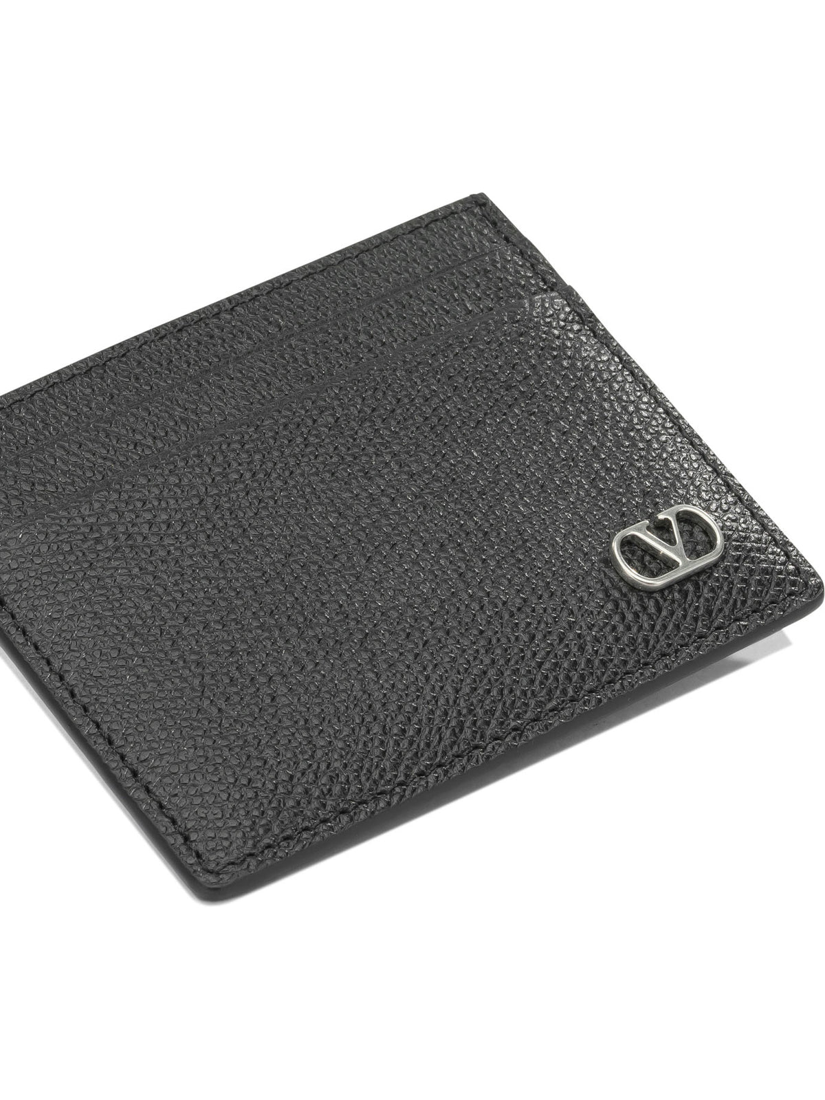 Valentino Garavani "VLogo Signature" Card Holder - Black