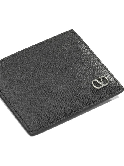 Valentino Garavani "VLogo Signature" Card Holder - Black