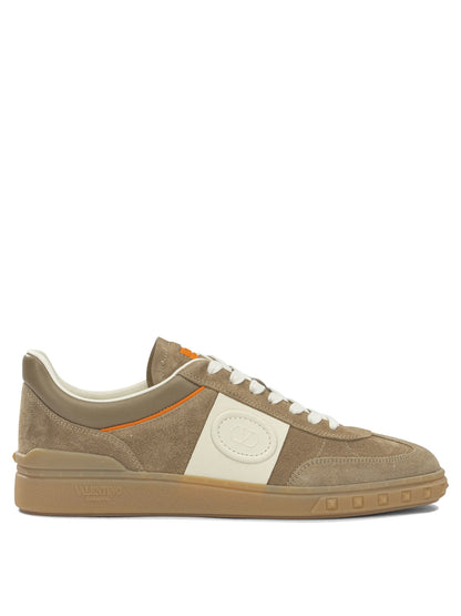Valentino Garavani "Upvillage" Low-Top Sneakers - Beige