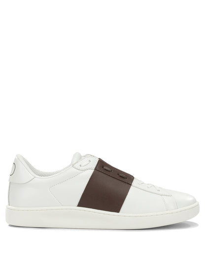 Valentino Garavani "Open" Low-Top Sneakers - Brown