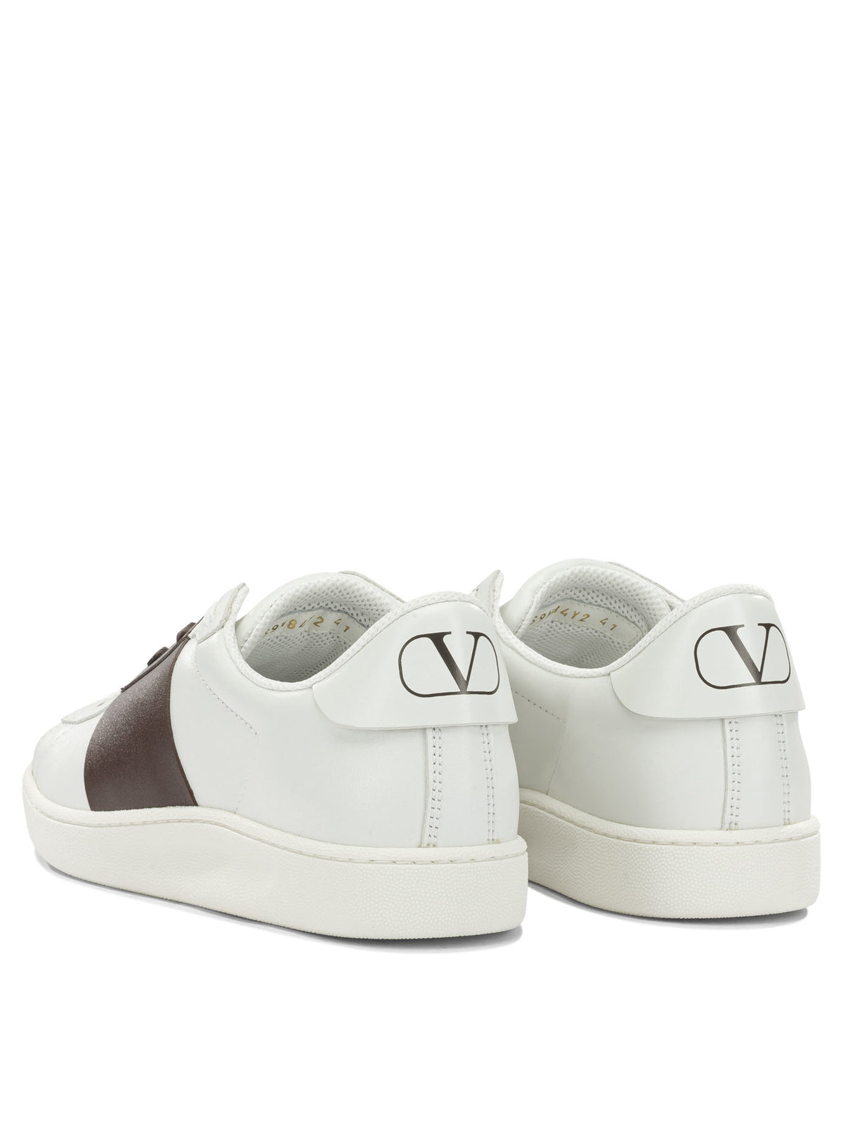 Valentino Garavani "Open" Low-Top Sneakers - Brown