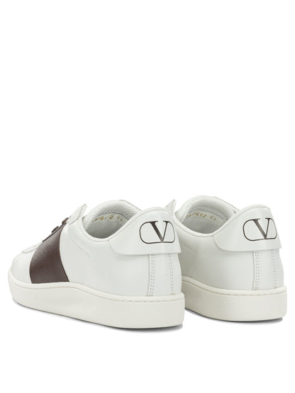 Valentino Garavani "Open" Low-Top Sneakers - Brown