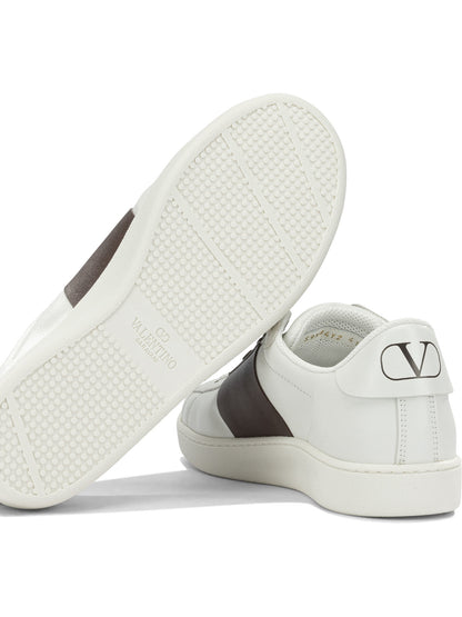 Valentino Garavani "Open" Low-Top Sneakers - Brown