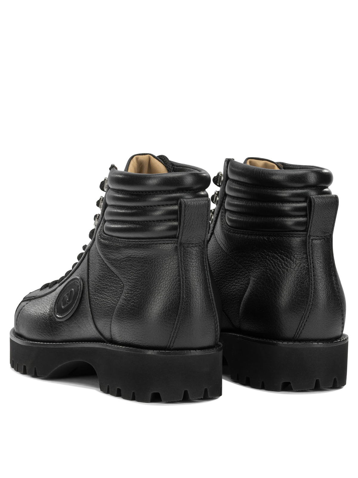 Valentino Garavani "Lord Chunky" Combat Boots - Black