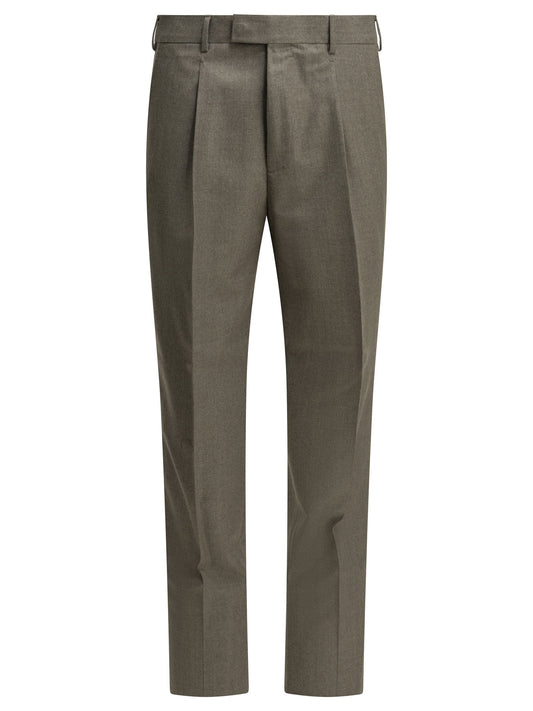 Zegna Tailored wool pants - Beige