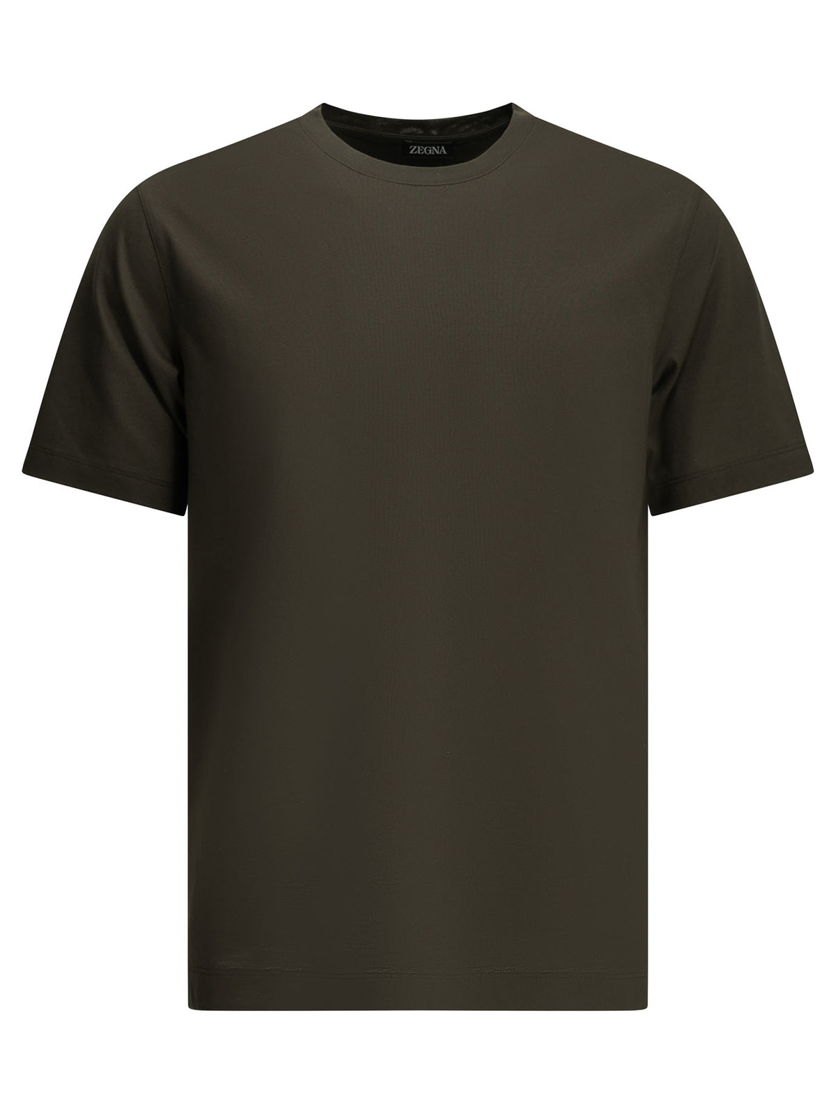 Zegna Pure cotton crew-neck T-shirt - Green