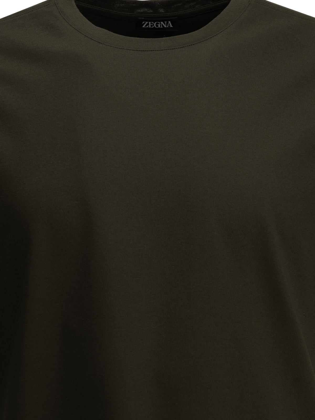 Zegna Pure cotton crew-neck T-shirt - Green