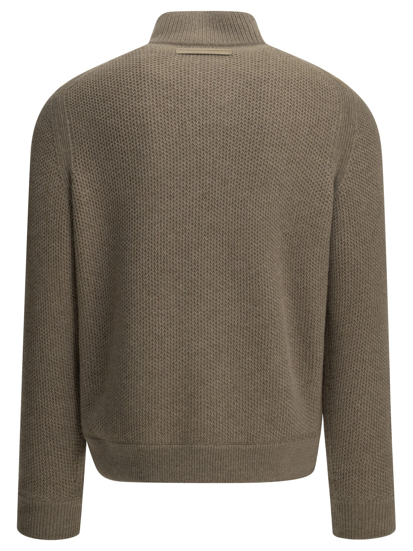 Zegna Cashmere and suede overshirt jacket - Beige