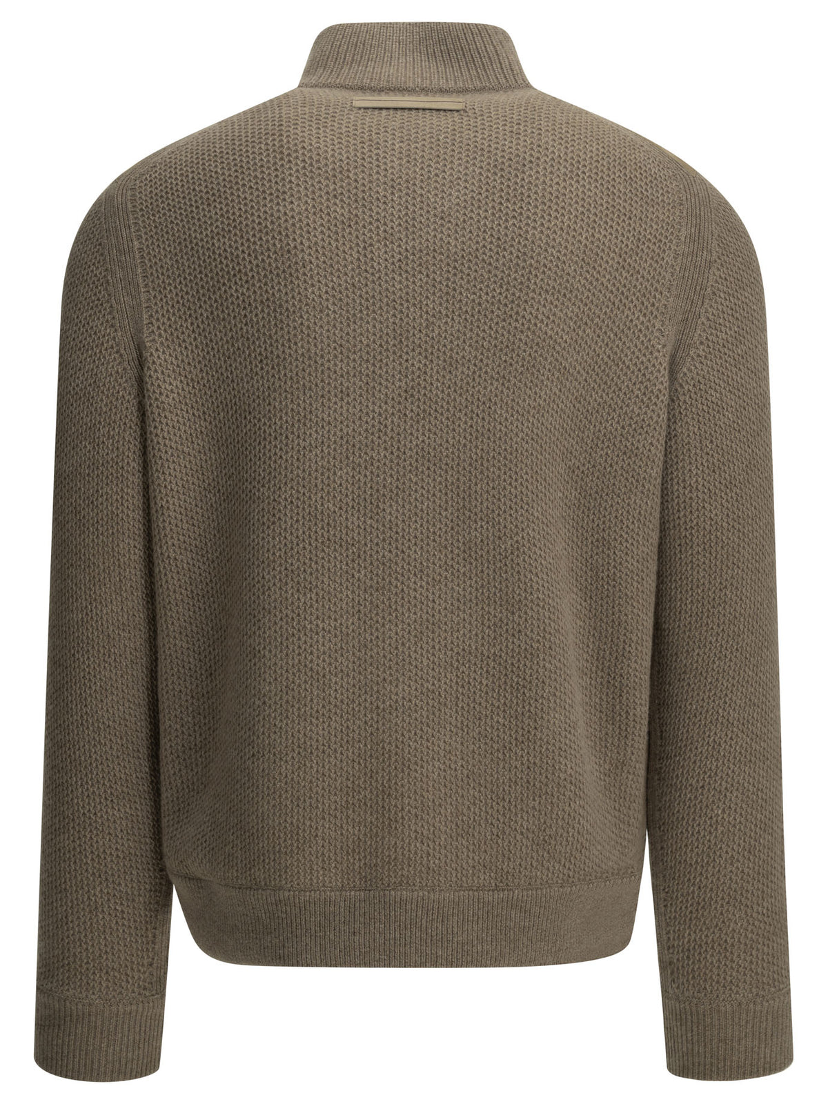 Zegna Cashmere and suede overshirt jacket - Beige